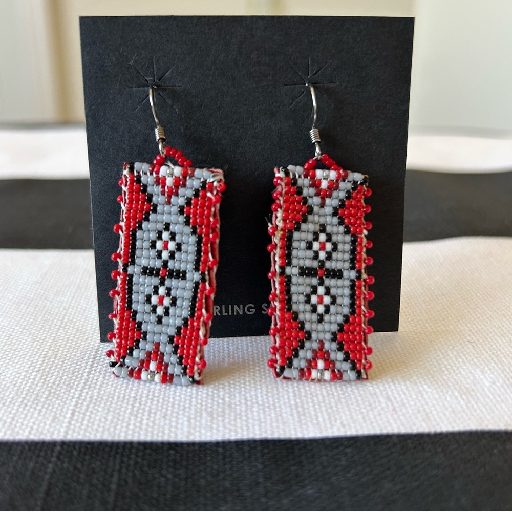 Navajo beaded earrings